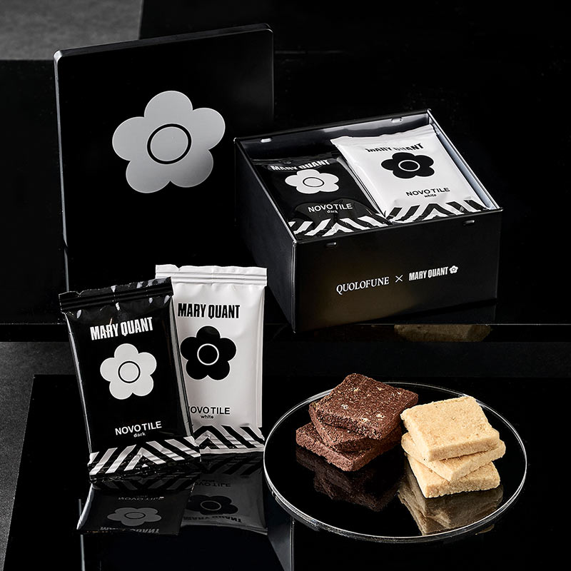 QUOLOFUNE×MARY QUANT コラボレーション　ノボタイル缶