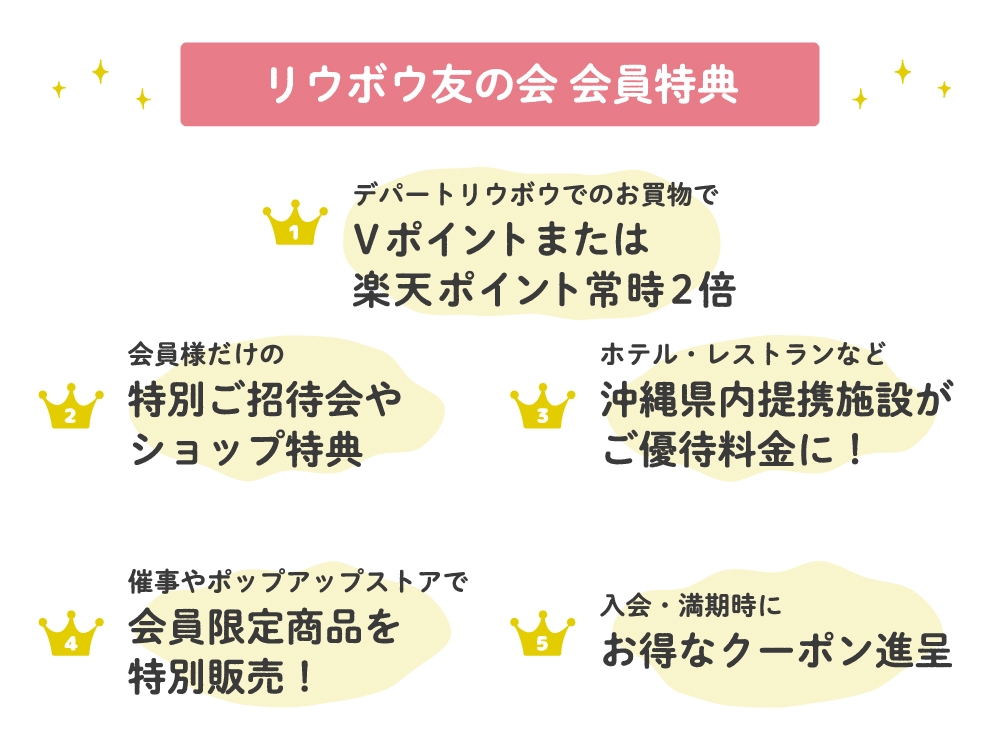 リウボウ友の会特典