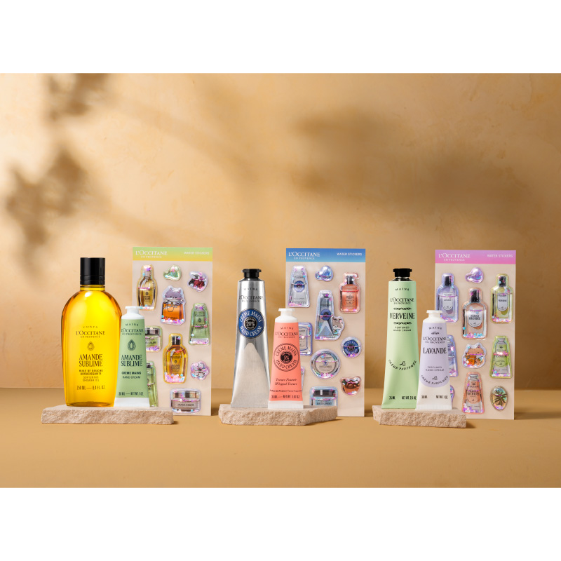 L’OCCITANE en Provence × サンスター文具50周年特別企画 ウォーターシールキット